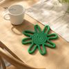 Sous-verre Style Nordique Tournesol Corde de Coton Sous-verre, Tapis Isolant Thermique Fait Main pour Tasse Antidérapante Table, Set de Table Pots Et Tasses Tissé