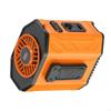 Wiederaufladbarer Hüftclip-Ventilator 100 Gänge Nackenventilator Mini Tragbarer Gürtelventilator Innenbereich Zuhause