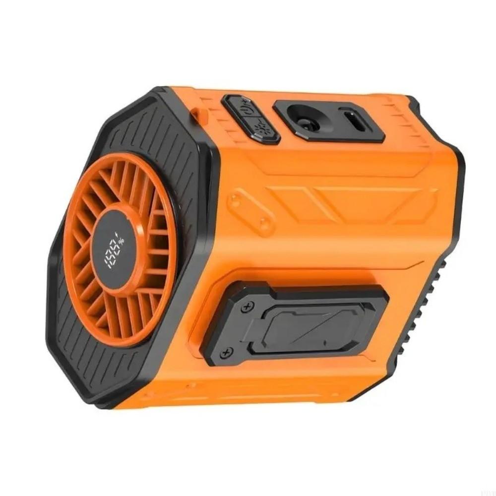 Wiederaufladbarer Hüftclip-Ventilator 100 Gänge Nackenventilator Mini Tragbarer Gürtelventilator Innenbereich Zuhause