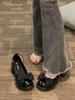 Vintage Bowknot Chunky Heel Mary Janes - Women's Spring/Summer 2025 Collection