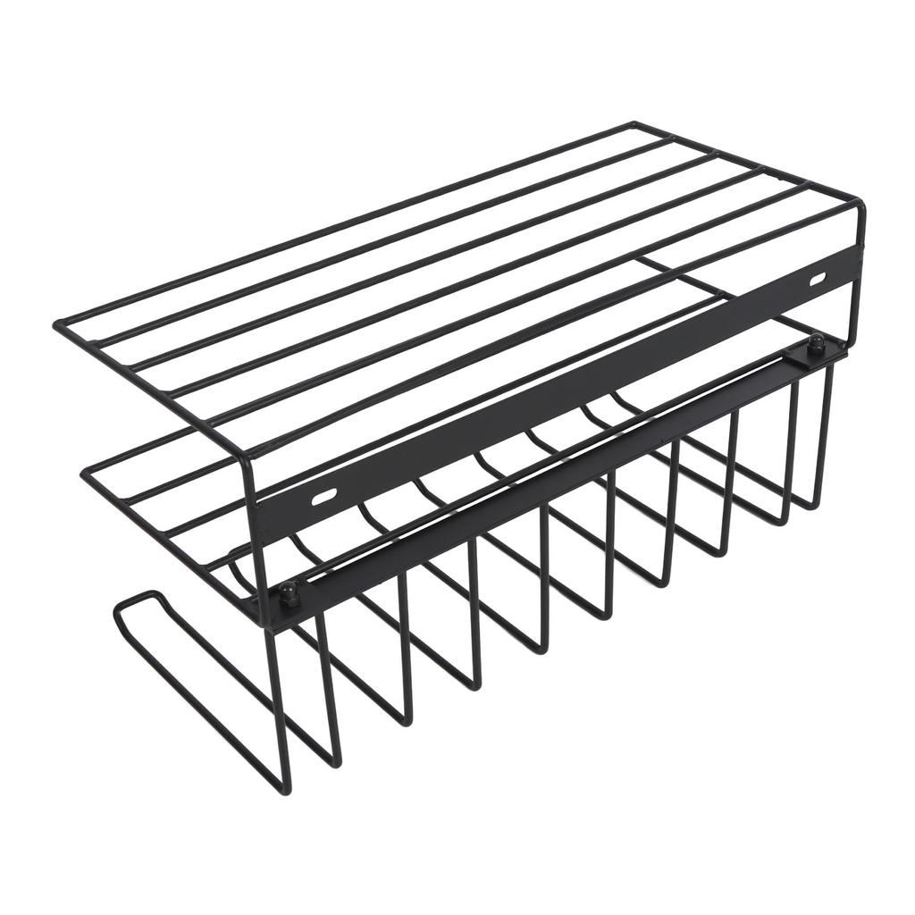 Power Tool Organizer Wall Mounted Iron Power Drill Tool Holder Easy Installation Power Tool Storage Rack for Garages