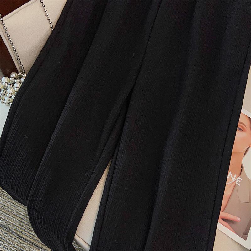 Plus Size Women's Tapered Leg Slimming Long Pants (200-300 Jin, Style 5319)