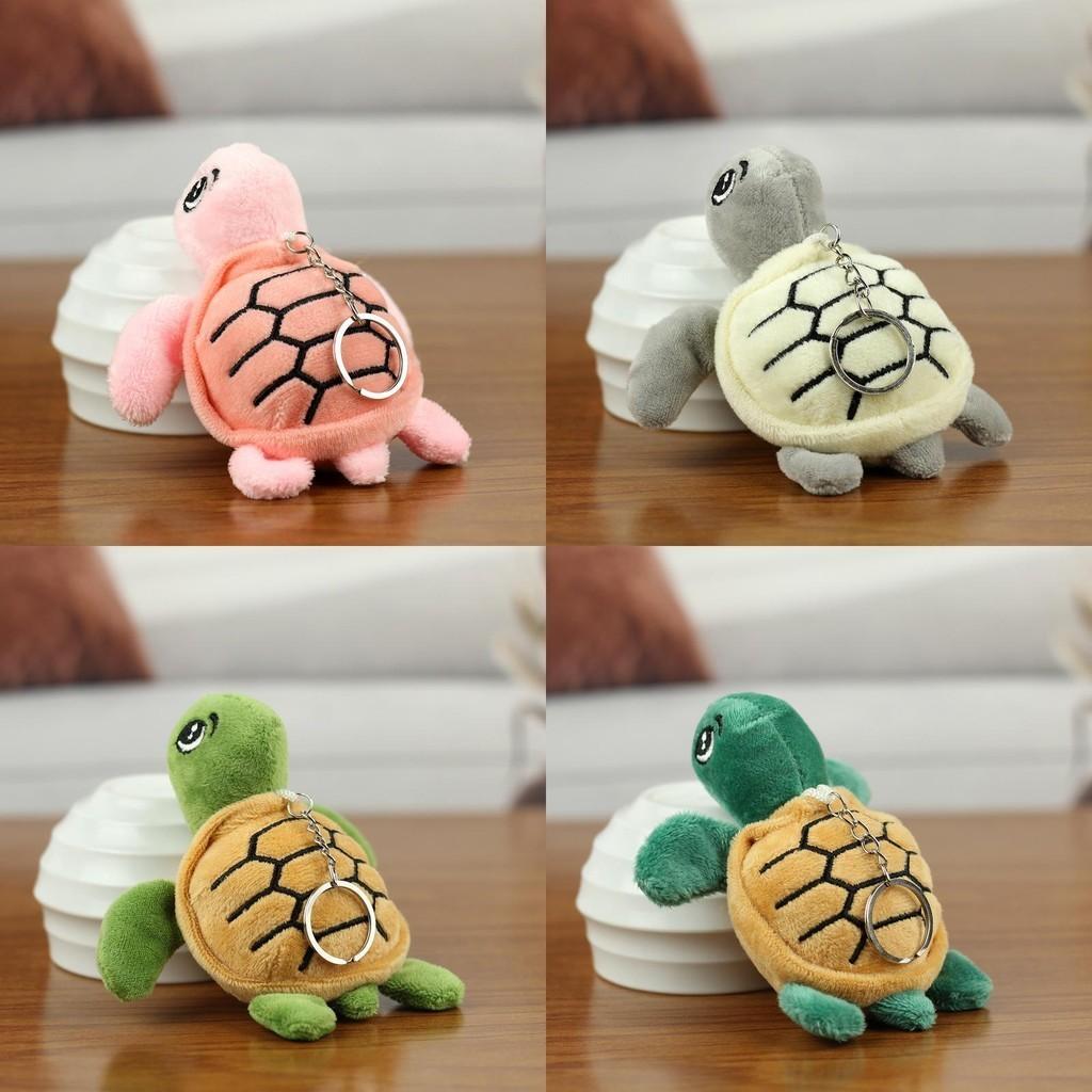 Adorable Ocean Animal Turtle Plush Toy Cute Keychain Attachment Small Size