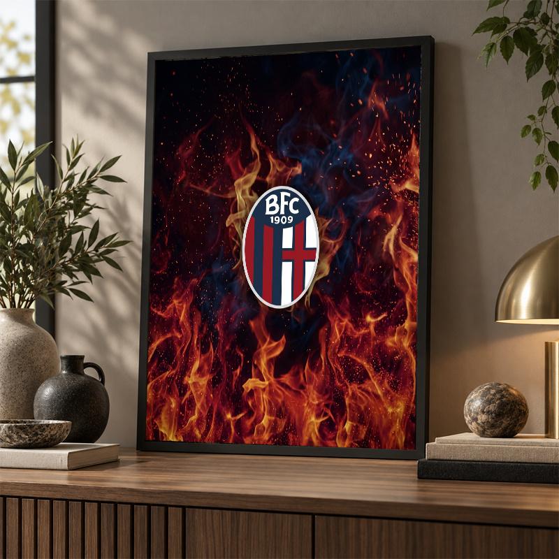 Bologna FC Diamond Painting Kit 5D Full Drill DIY Diamond Mosaic Wall Art Home Decor