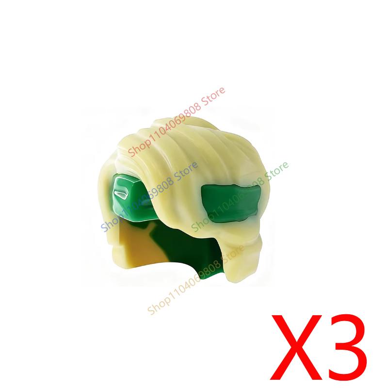 MOC Figurine Accessoires Briques de Construction Épée Fléchette Serpent Doré Bâton Armure Cape Cheveux Films Poupées Briques Compatibles Jouets N12