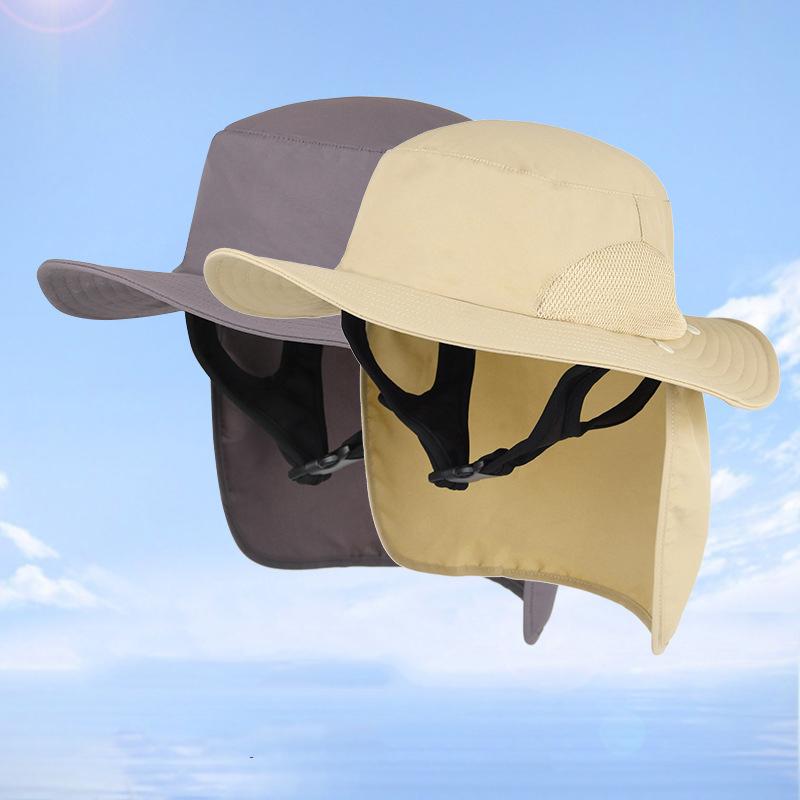 Fischerhut für Herren, modischer Netzstoff, für den Strand, Sonnenschutz, für Damen, luxuriöser UV-Schutz, für Reisen am Meer, Wandern, Surfen, Sport, Passform