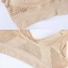 Sømløs Mesh Dame Sports BH Fitness Gym Løpeundertøy Støtsikker BH Trådløs 6XL Plus Size Pustende Yoga BH