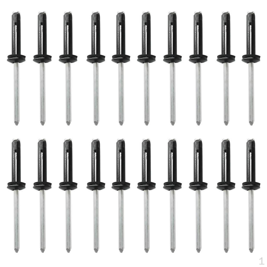 20 Pieces/Set Rivet Aluminum Long Rivets for Marine Kayak Canoe Inflatable Boat
