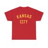 Retro Kansas City KC Kurzarm Grafik-T-Shirt, Größen S-5XL