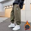 Korean Style Winter Warm Pants Children Sweatpants Thicken Corduroy Boys Casual Pants Boys Sport Pants Kids Loose Long Trousers