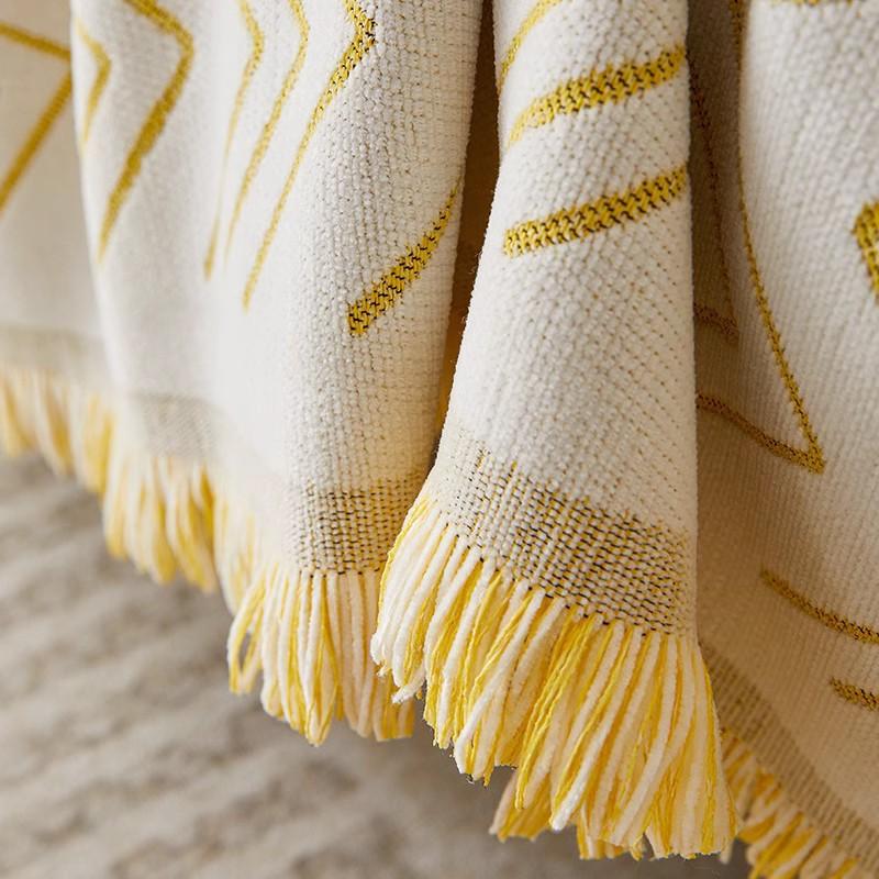 Univerzální potah na pohovku se střapcem Měkká utěrka na pohovku vhodná pro domácí mazlíčky Snadná údržba Potah do obývacího pokoje Potah na područku Pohovka