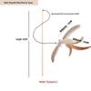 Pet Supplies Feather Bell Fairy Teaser Wand Collection - Interactive Cat Toys