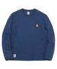 Chums Retro Brushed Long Sleeve Navy Tee, Women's,