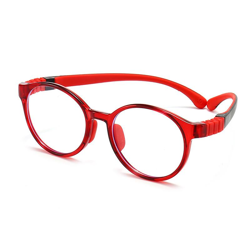 Kids Antiblue Light Glasses With Frame And Clear Uv Protection For Home Use