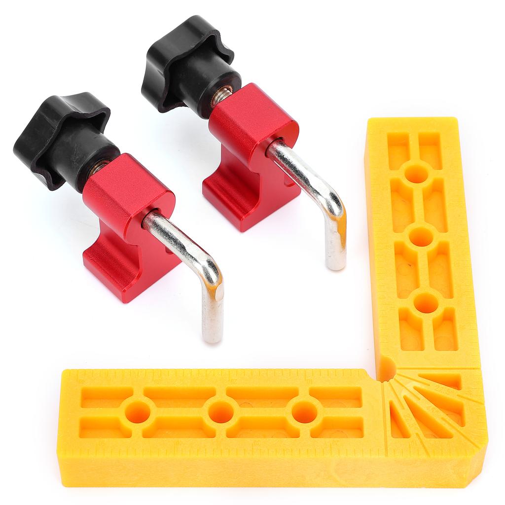 Right Angle Positioning Clip 90 Degrees Fixing Ruler L Shape Woodworking Splicing Clamping Squares