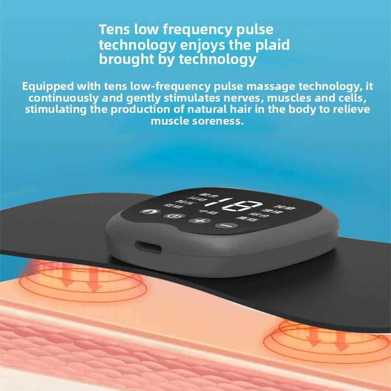 Heating Remote Control Cervical Massager Shoulder Pulse Intelligent Mini Massage Sticker Home Portable Shoulder and Neck Massager