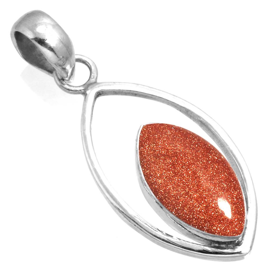 925 Sterling Silver Pendant Women Gemstone Handmade Jewelry Birthday Gift Amber Amethyst Black Onyx Carnelian Garnet Quartz Green Onyx Gold Stone