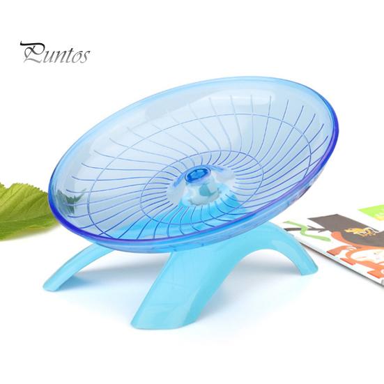Hamster Wheel Toy Hermit Crab Climbing Toy Silent Hamster Flying Saucer Running Exercise Wheel Small Animals Cage Accessory Tank Accessory