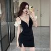 New sexy dress temperament slim skirt waist thin women's night game foot bath soft technician clothes