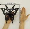 3D Faux Wood Butterfly Wall Rack: Decorative Home Storage Solution