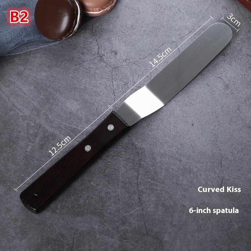 4/6/8/10 Zoll Edelstahl Kuchenspatel Buttercreme Icing Zuckerguss Messer Glätter Pinsel Küche Gebäck Kuchen Dekorationswerkzeuge