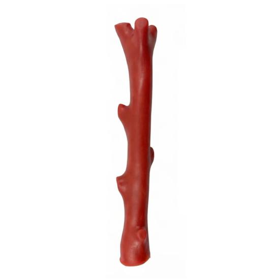 Squeaky Stick Dog Toy Durable TPR Chew Toy with Teeth-Cleaning Texture Realistic Branch