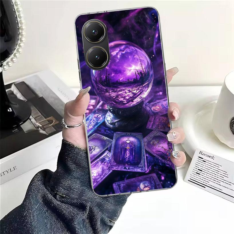 Witch Tarot Card Soft Phone Case For Xiaomi Redmi 15C 15 13C 13 Poco X5 X6 X7 F7 Ultra M7 12C 12 10 10C 9C 9A 9T 9 Fundas Poco X