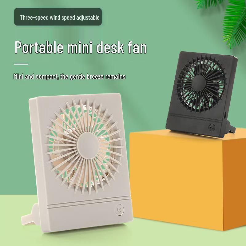 

Compact Rechargeable USB Folding Fan for Camping, Desktop, and Handheld Use Black