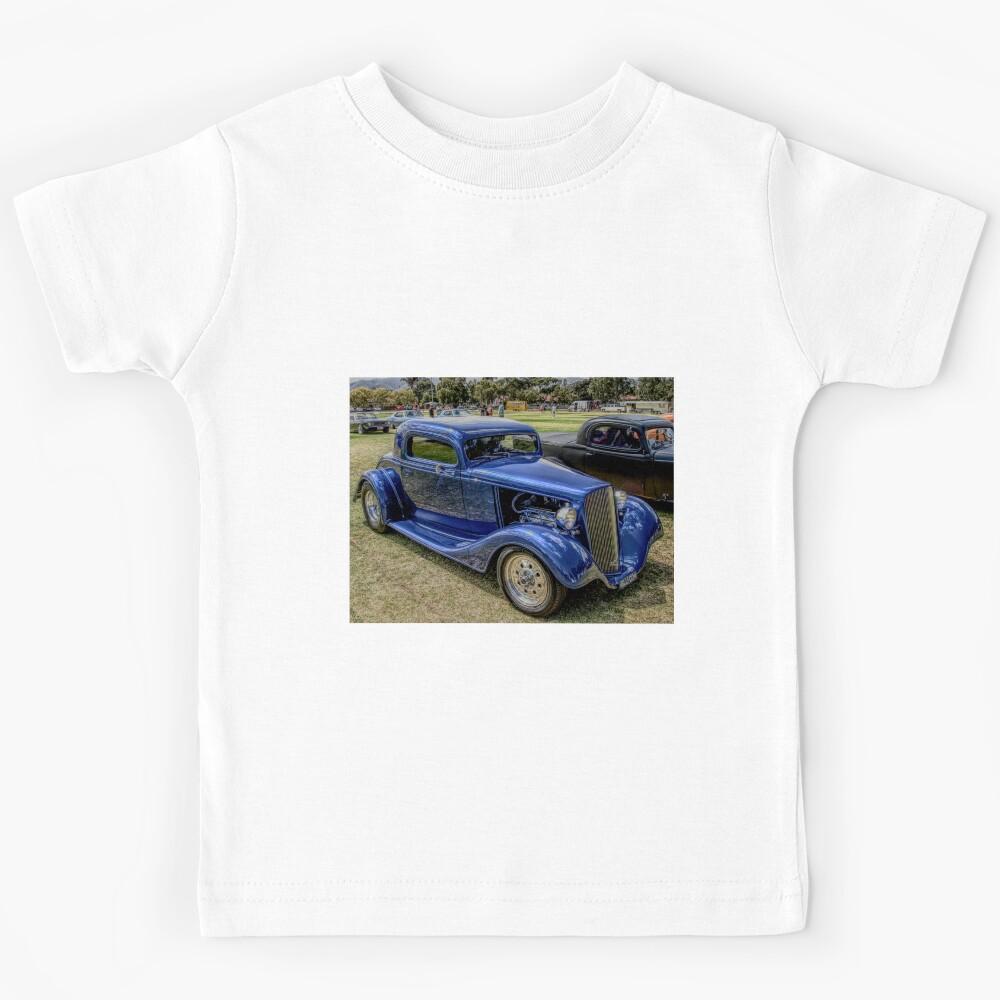 1934 Blue Chevrolet Hot Rod Kids T-Shirt 140