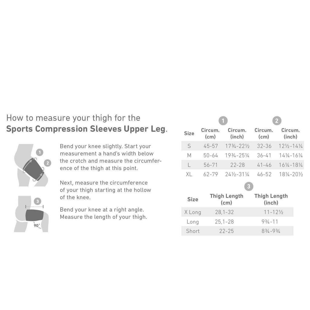 BAUERFEIND Sports Compression Sleeves Upper Leg Compression Sleeves Upper Sports Leg Sleeves for Made in Compression Reduces Muscle Vibration and