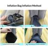 Portable Inflatable Travel Neck Pillow , Hand-Washable Cover For Airplane Car Bus Train Office Nap Camping