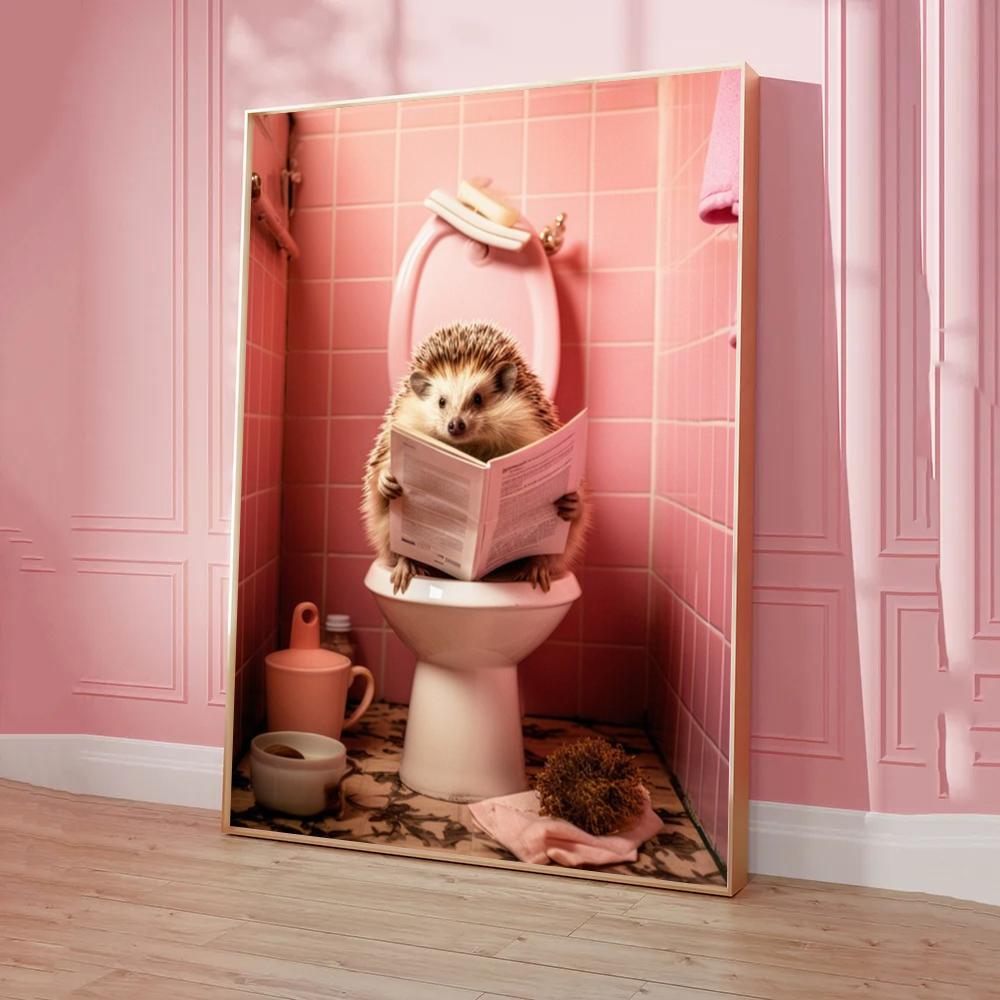 Chimpanzee Cat Dog Animal Funny Poster Classic Vintage Posters HD Quality Wall Art Retro Posters for Home Room Wall Decor