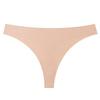 Women Seamless Thongs Breathable Quick Drying V-waisted No Show Panties Solid Color Stretch Ladies Ice Silk Brief Underwear Underpants