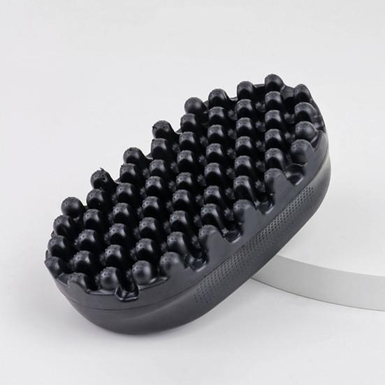 Afro Curl Hair Brush Portable Washable Dreadlock Twist Styler Black Men Curly Hair Brush Professional Home Salon Barber Hair Styling Brush