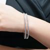 14K Lab-worn Diamond Tennis Bracelet 17cm 4-prong 0.1 carat