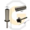 Anchor Driver Detachable Stake Rigid Hammering Tool for Builders, Gardeners, Construction