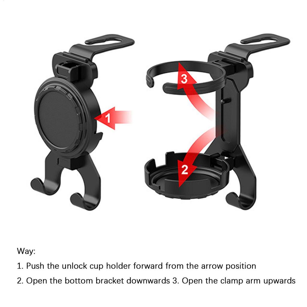 For Most Cars On The Market Back Seat Cup Holders For Cars Storage Organizer Car Seat Hooks For Headrest For Travel Truck Cell