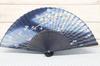 Castle Enterprises Premium Handmade Fans Floral Pattern Set of 20 A Bulk a Great Japanese Souvenir for Foreigners [Japanese (Indigo)] - Purchase,