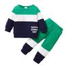 Newborn 0-2 Years Baby Boy Suit 2PCS Clothes Print Long Sleeve T-shirt Top + Long Pant Set Sport Casual Autumn Outfit Clothing
