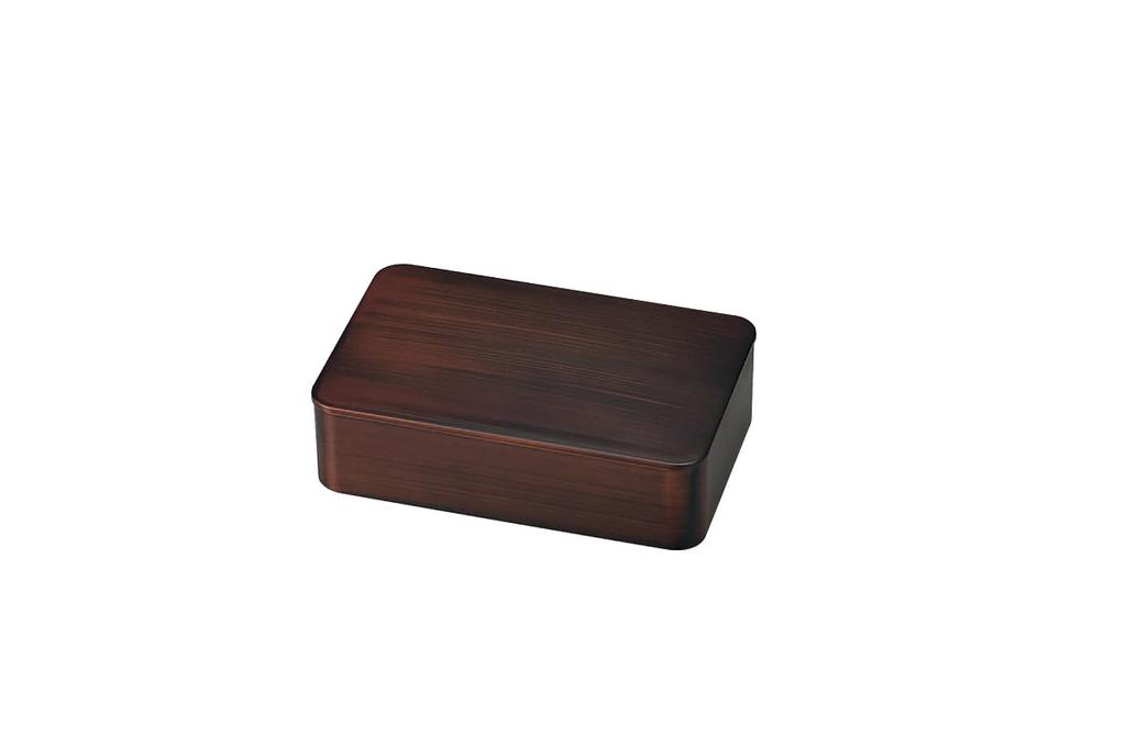 Tatsumiya Lacquered Lunch Tochigi Wood 800mm x 30469mm Wood-Grain Box, Single-Tier, Grain,