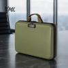 Valuable Paper Organizer Fireproof Document Box with Combination Lock, Hard Shell Portable File Organizer, Safety Multi Compartment Waterproof Storage