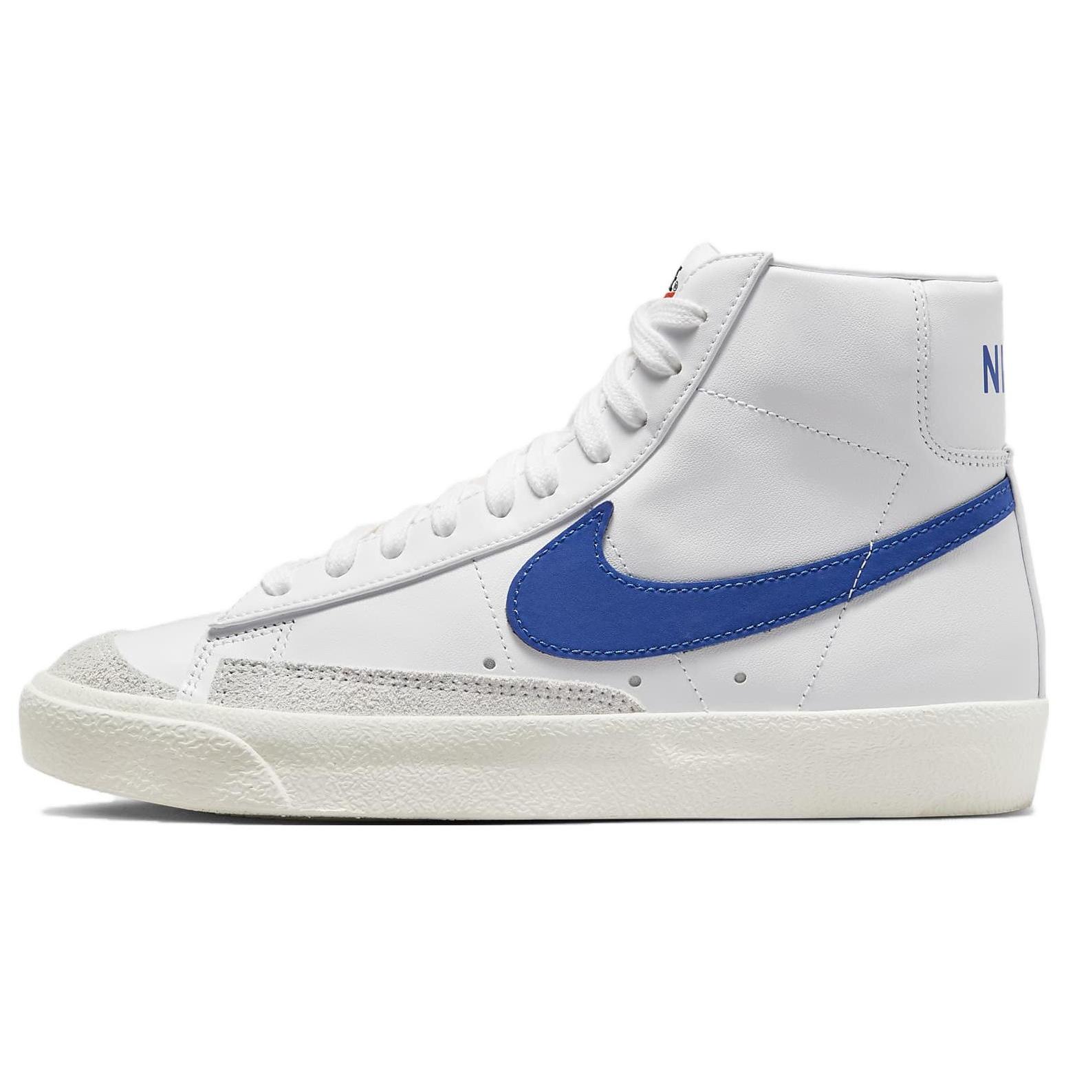 (WMNS) Nike Blazer Mid 77  Sail Game Royal  Women s CZ1055-124 EU 36.5