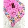 Soft Chinon silk saree floral digital print with beautiful handwork and hand work with cut-work  border