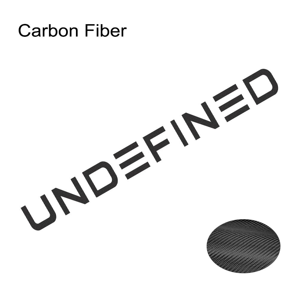 Car Sticker Creative UNDEFINED Words Vinyl Decal Waterproof Universal DIY Body Window Door Auto Exterior Decoration Accessories 25.4x2.6 cm