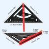 Combination Square Woodworking Combination Framing Square Aluminum Alloy Carpentry Triangle Ruler For Framing Layout Home