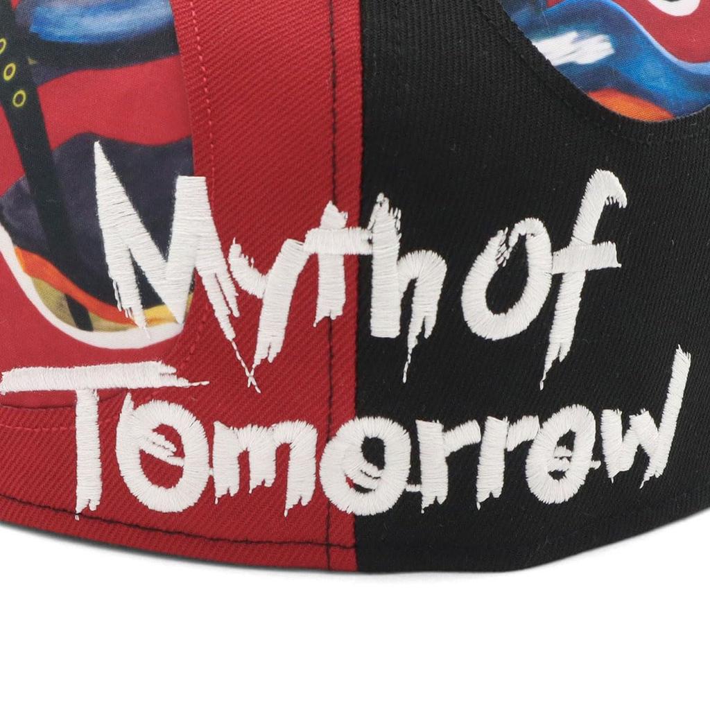 New Era Kappe 59FIFTY Taro Okamoto Kollaboration Schwarz/Scharlachrot 7 1/2 5950 TAROKA ASUNOSHINWA BLK SCA