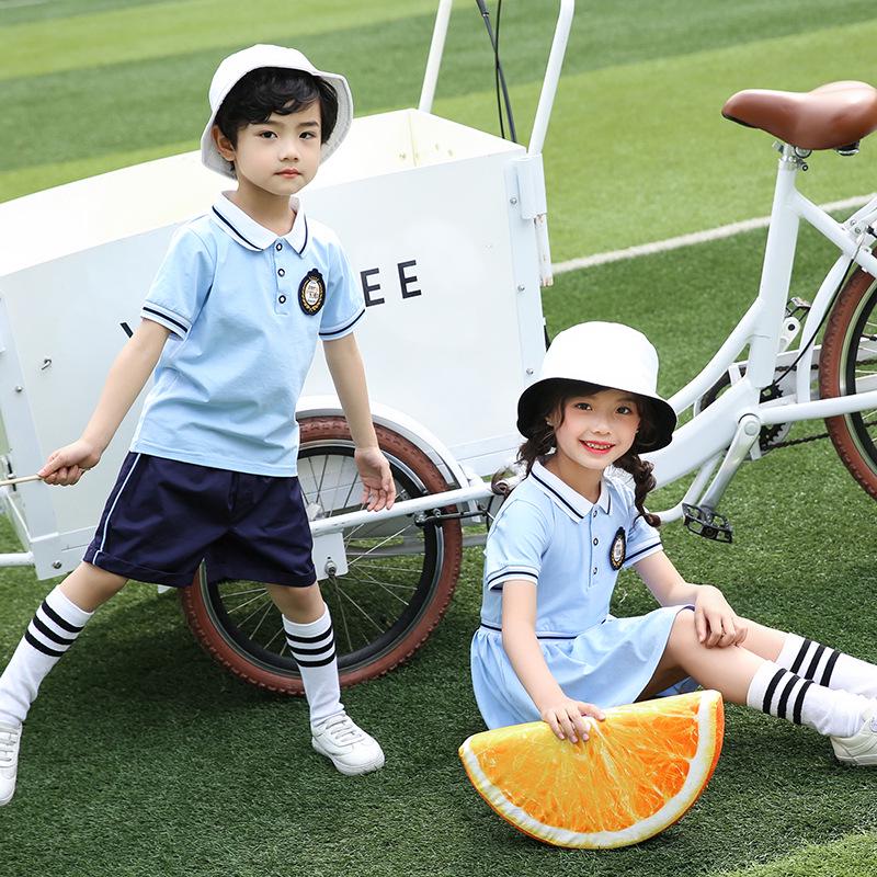 Verão 2019 Uniforme de Formatura Britânico para Escolas Primárias e Secundárias para Jardim de Infância