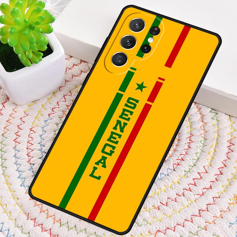 Senegal Flagge TPU Handyhülle Für Samsung Galaxy note 10 pro S26 S25 S24 S23 S22 Ultra Plus S21 FE S20 Stoßfeste Hülle