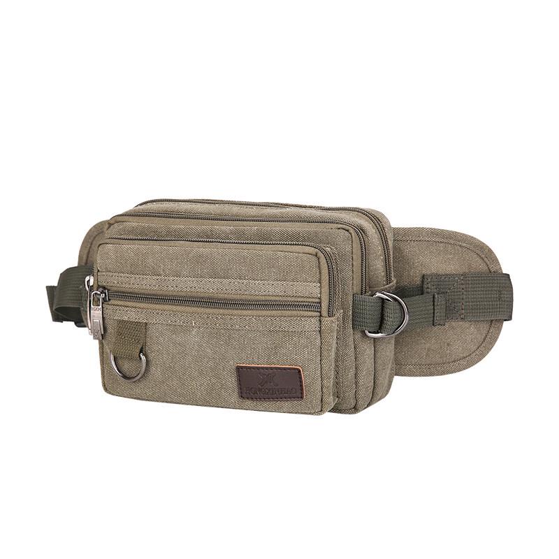 Li Shen Unisex Thickened Canvas Waist Bag