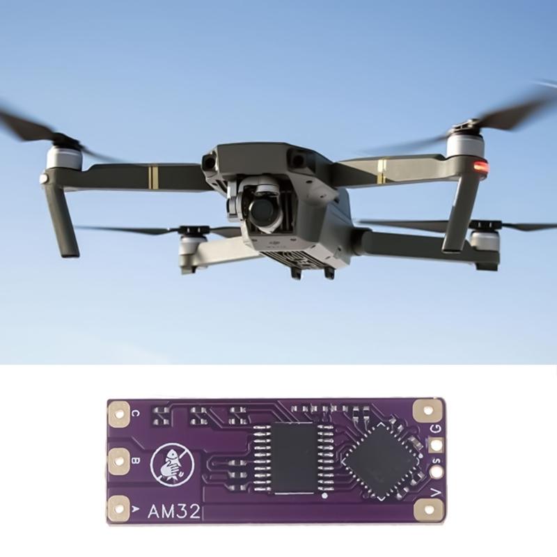 High Performances 2-4S 32bit ESC AM32 40 A Highly Power Speed Regulator for Model Airplanes Enhances Stability &Control